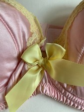 Agent Provacateur Fifi pink satin underwired Bra -36C  - Brand new without tags