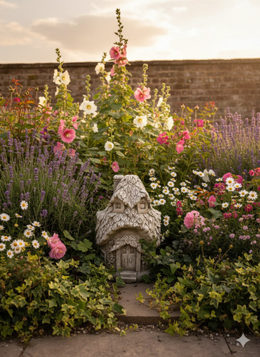 Fairy house cottage garden - fairy,