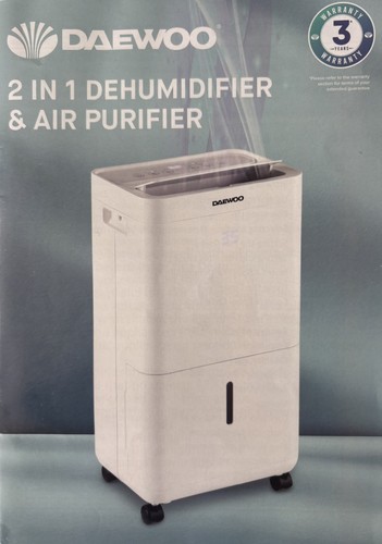 Daewoo 12l dehumidifier air - dehumidifier, &