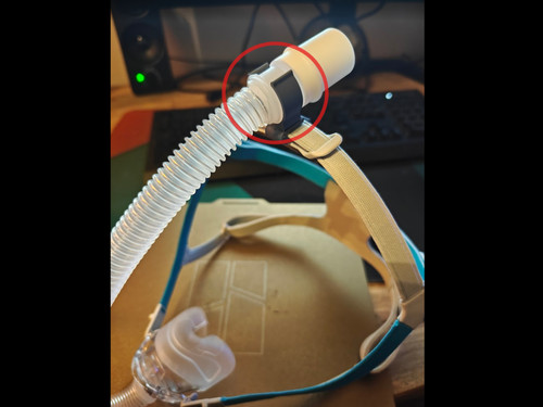 Replacement headgear clip - headgear, for