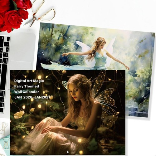 Fairy wall calendar jan 2026 - wall,