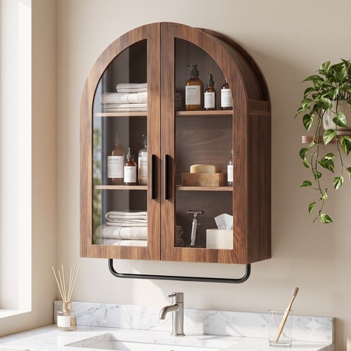 Wall bathroom cabinet storage - wall,
