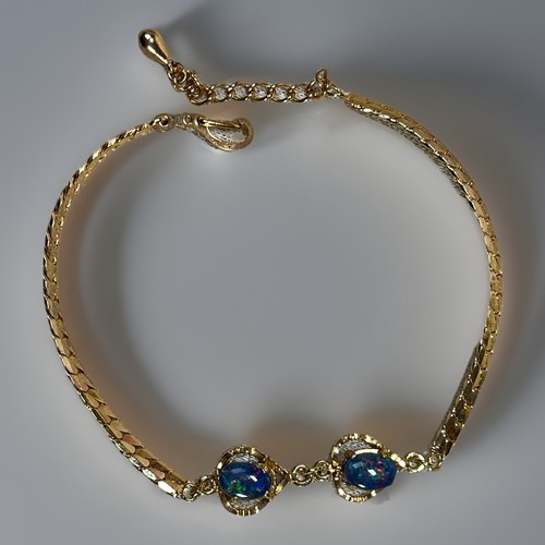 Vintage gold tone double - gold,