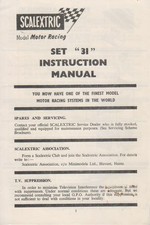Scalextric 1966 INS-059 Race