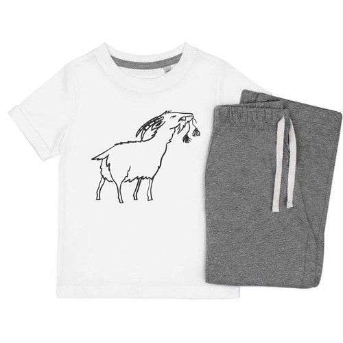 Munching goat kids - kids, nightwear