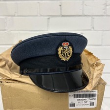 RAF AIRMAN CAP - Sizes , Peaked Dress Royal Air Force Peaked Hat , British Issue