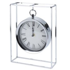 Silver Hanging Table Clock |