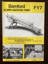BAMFORD FY7 SLURRY AGITATOR PUMP BROCHURE