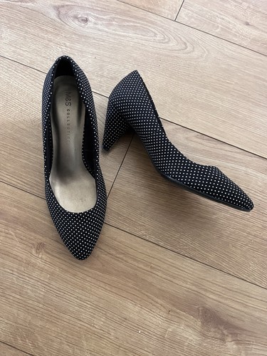 Marks spencer navy - polka, dot