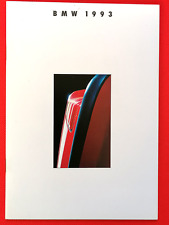 1993 BMW RANGE Sales Brochure - E34 M5 850i E36 E30 E32 Mint Condition