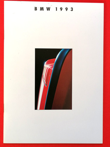 1993 bmw range sales brochure - bmw,