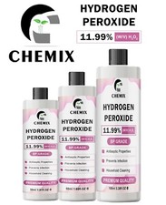 Hydrogen Peroxide 11.99% Food Grade Premium Quality  ✅ SAME DAY DISPATCH ✅ UK