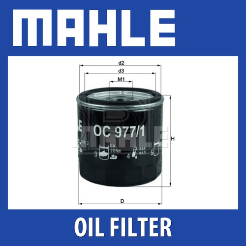 Mahle oil filter - mahle,