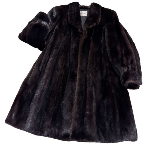 Saga mink real fur - real, coat