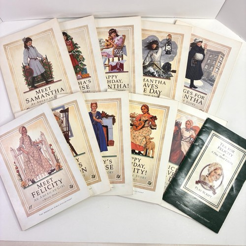 American girl books lot - girl, –