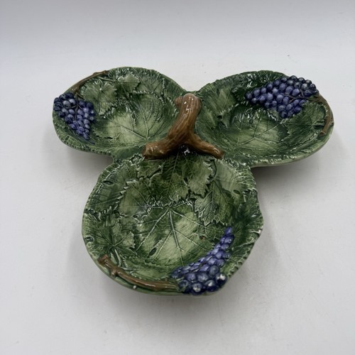 Majolica style ceramic serving - majolica,