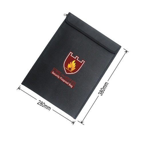 Fireproof file storage bag - file,