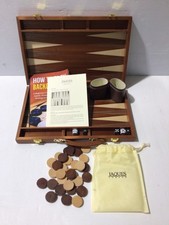 Jaques London Backgammon Set In Case- Good Condition (A4)