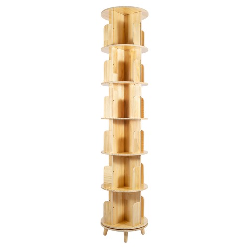 Rotating bookshelf cylindrical - rotating,