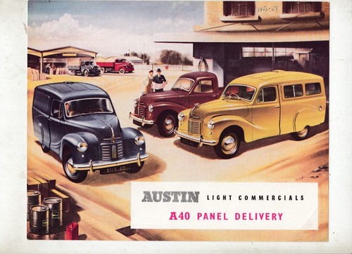 1952 austin a40 panel - panel, delivery