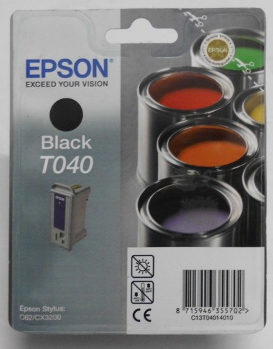 Epson t040 black ink - epson, for