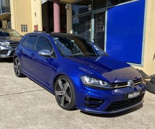 For VW GOLF MK7 2012-2020 5 Door Hatchback Wind Deflectors 4pc Tinted w/ Clips