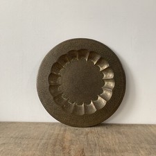 Vintage Large Embossed Brass