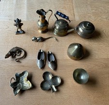 Small Vintage Brass Ornaments