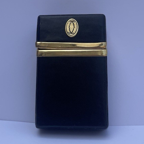 Cartier black leather - cartier,