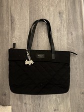 Radley Black Quilted Shoulder Hand Bag New Without Tags Small/Medium