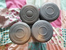 4x 2.3kg Plastic dumbbells