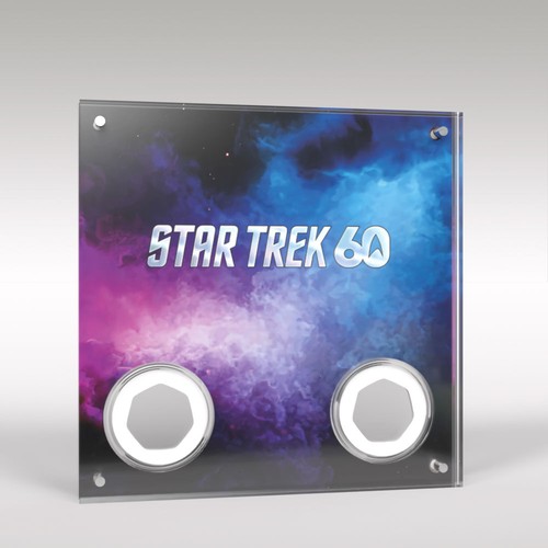 Star trek coin acrylic - trek,