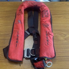 Kru Falcon 275N Gas Inflate Adult Lifejacket with Crutch Strap.  #72