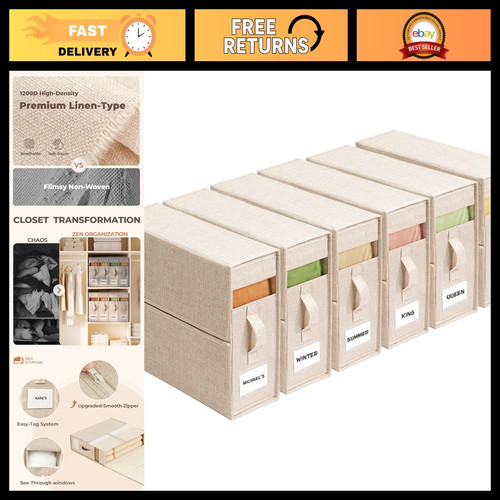 Linen closet sheet organizers - closet,