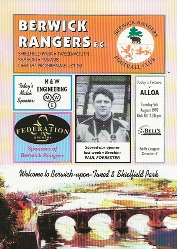 Berwick rangers alloa - rangers, v