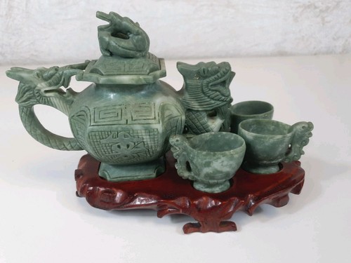 Carved soapstone minature - carved,
