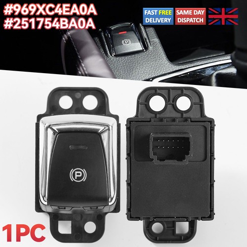 Electronic hand brake button - hand,