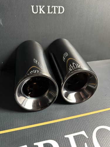 Black chrome exhaust - 3.5",