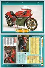 Ducati Mike Hailwood Replica - 1980 - Atlas Motorbike Fact File Card