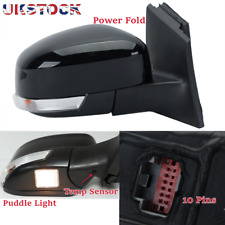 Right Black Wing Mirror Electric Heated Power Fold For Ford Focus MK3 2011-2018