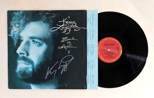 Kenny loggins signed record - signed, lp