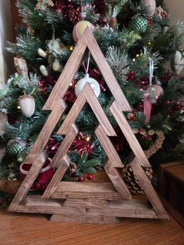 Hand made wooden christmas - hand,