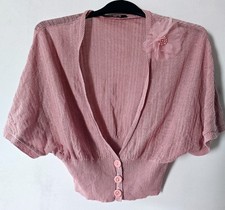F&F light pink cropped loose