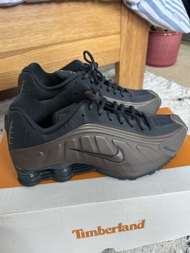 Nike shox noir ironstone - shox, r4
