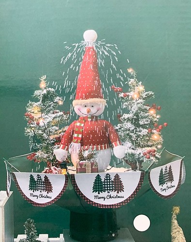 Snowing mini christmas scene - mini,