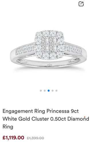Samuel princessa 9ct - h,