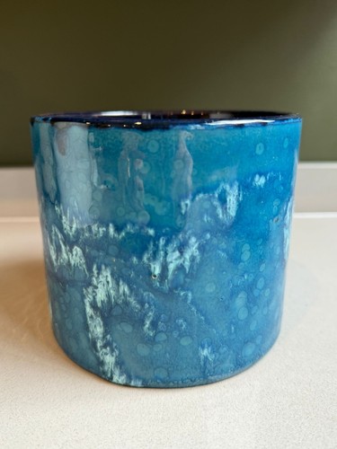 Vintage mcm retro blue aqua - blue,