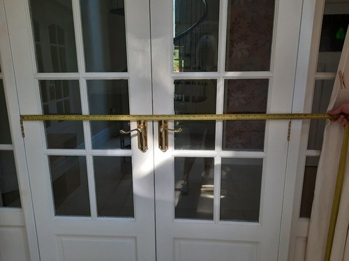 Glass panelled internal twin - glass,