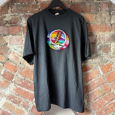Vintage 90s Grateful Dead Rock Band Tour T-Shirt Rare Jerry Garcia XL