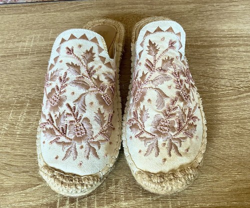 Flat espadrille mule size - espadrille,